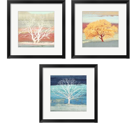 Treescape 3 Piece Framed Art Print Set by Alessio Aprile