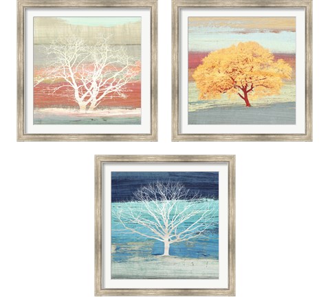 Treescape 3 Piece Framed Art Print Set by Alessio Aprile