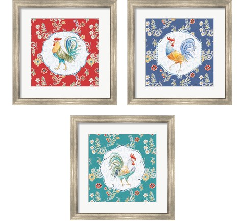 Morning Bloom 3 Piece Framed Art Print Set by Daphne Brissonnet