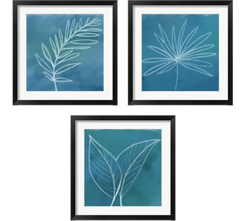 Tropical  3 Piece Framed Art Print Set by Anne Seay