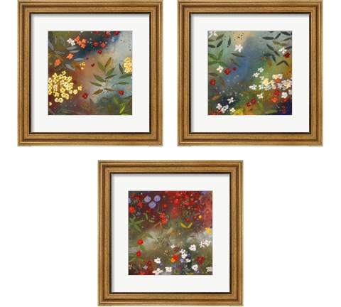 Gardens in the Mist 3 Piece Framed Art Print Set by Aleah Koury