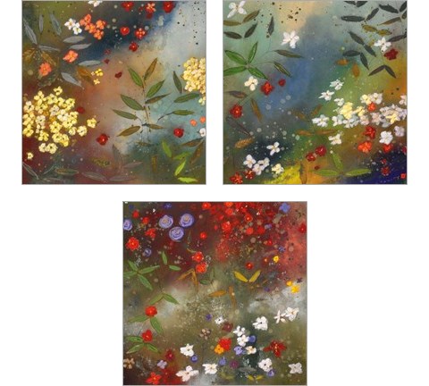 Gardens in the Mist 3 Piece Art Print Set by Aleah Koury