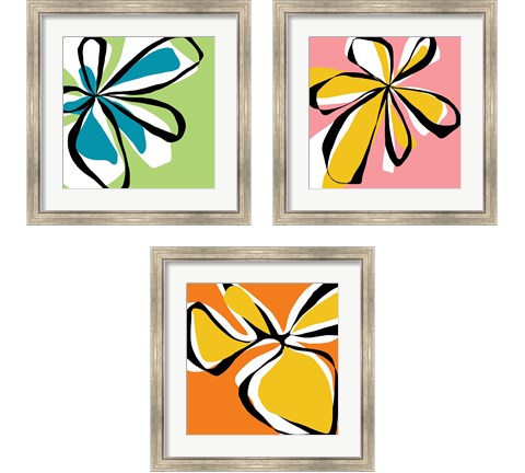 Oh So Pretty 3 Piece Framed Art Print Set by Jan Weiss