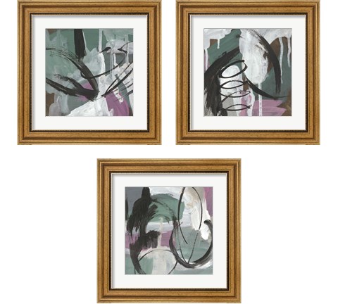 Uncharted Territory 3 Piece Framed Art Print Set by Chariklia Zarris