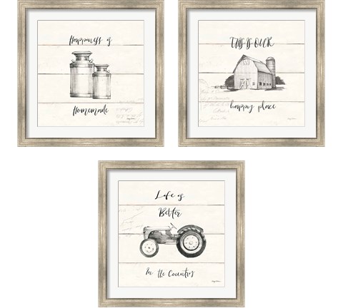 Life at Home 3 Piece Framed Art Print Set by Avery Tillmon