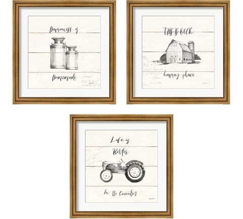 Life at Home 3 Piece Framed Art Print Set by Avery Tillmon