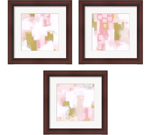 Strawberry Season 3 Piece Framed Art Print Set by Grace Popp