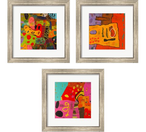 Conversations in the Abstract 3 Piece Framed Art Print Set by Downs