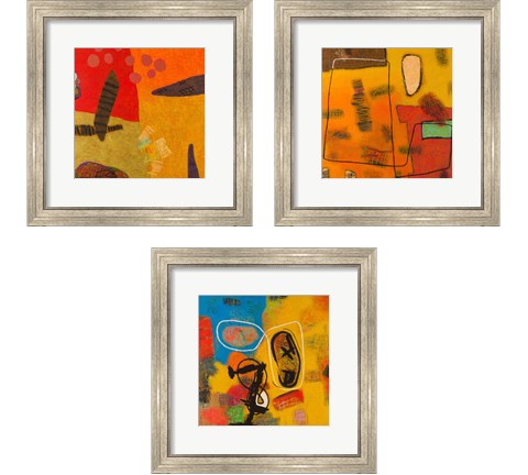 Conversations in the Abstract 3 Piece Framed Art Print Set by Downs