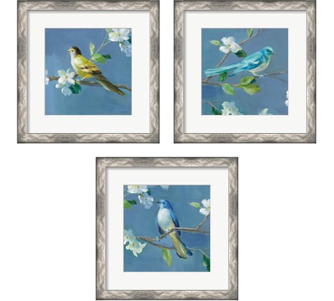 Spring in the Neighborhood 3 Piece Framed Art Print Set by Danhui Nai