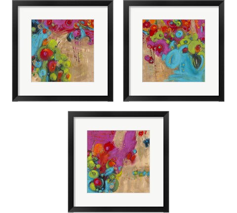 Year of the Dragon 3 Piece Framed Art Print Set by Janet Bothne