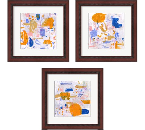 Glowing Ocean 3 Piece Framed Art Print Set by Melissa Wang