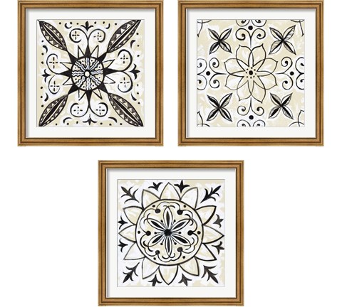 Imaginary Mandala 3 Piece Framed Art Print Set by Hope Smith