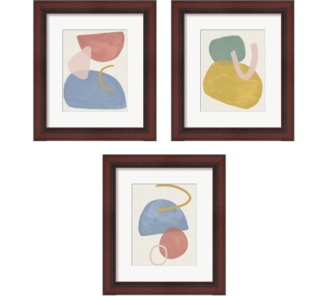 Cirque 3 Piece Framed Art Print Set by Victoria Borges