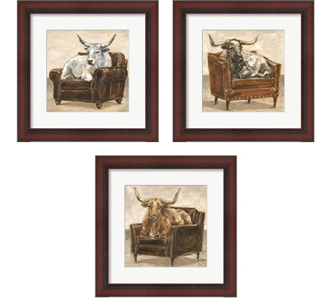 Refined Comfort 3 Piece Framed Art Print Set by Ethan Harper