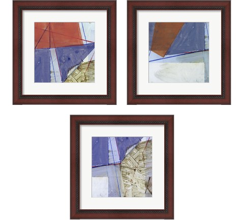 Abstract Mass 3 Piece Framed Art Print Set by Bellissimo Art