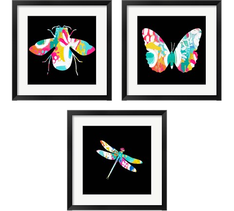 Insect 3 Piece Framed Art Print Set by Valerie Wieners