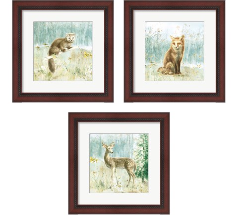 Meadows Edge 3 Piece Framed Art Print Set by Danhui Nai