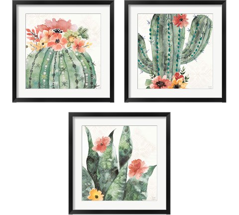 Sweet Southwest 3 Piece Framed Art Print Set by Dina June