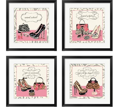 Pink & Wild 4 Piece Framed Art Print Set by Marco Fabiano