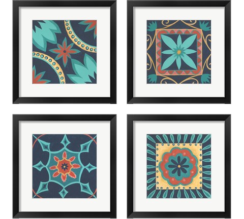 Boho Chic 4 Piece Framed Art Print Set by Cindy Shamp