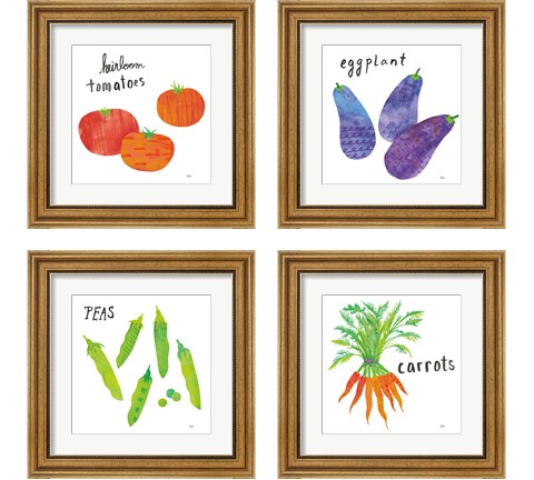 Kitchen Garden 4 Piece Framed Art Print Set by Melissa Averinos