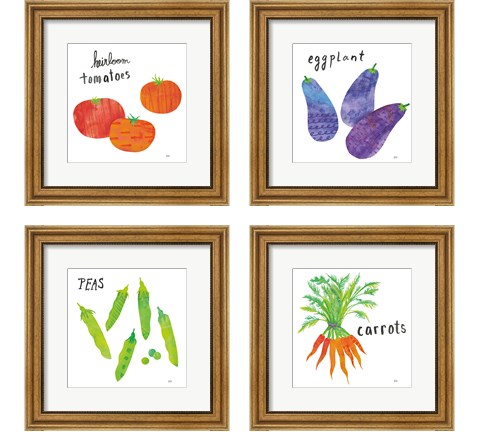 Kitchen Garden 4 Piece Framed Art Print Set by Melissa Averinos