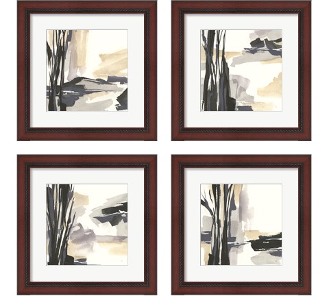 Placid  4 Piece Framed Art Print Set by Chris Paschke