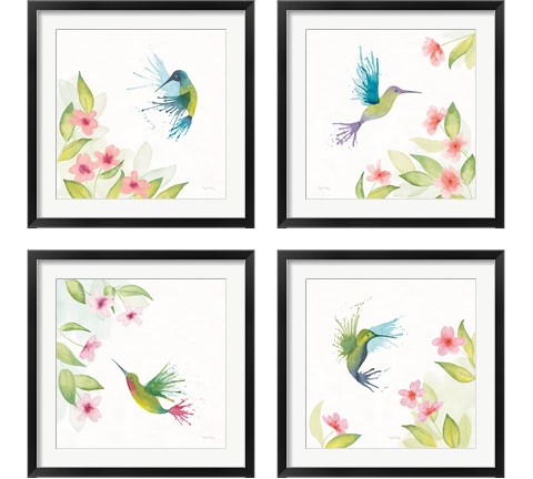 Flit 4 Piece Framed Art Print Set by Wild Apple Portfolio