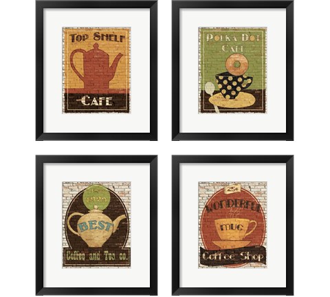 Coffee & Tea 4 Piece Framed Art Print Set by Avery Tillmon