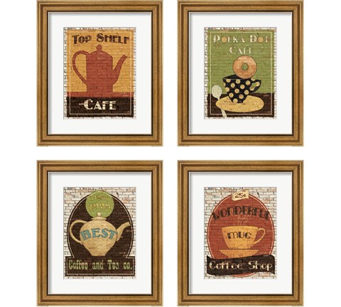 Coffee & Tea 4 Piece Framed Art Print Set by Avery Tillmon