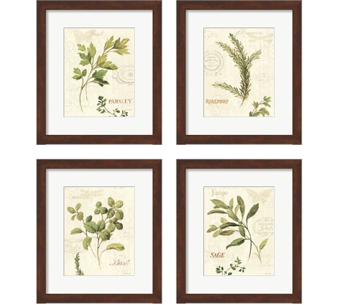 Aromatique 4 Piece Framed Art Print Set by Lisa Audit