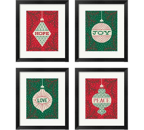 Christmas 4 Piece Framed Art Print Set by Michael Mullan