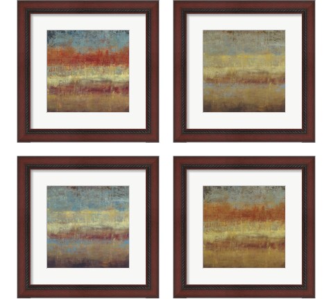 Subtle 4 Piece Framed Art Print Set by Posters International Studio