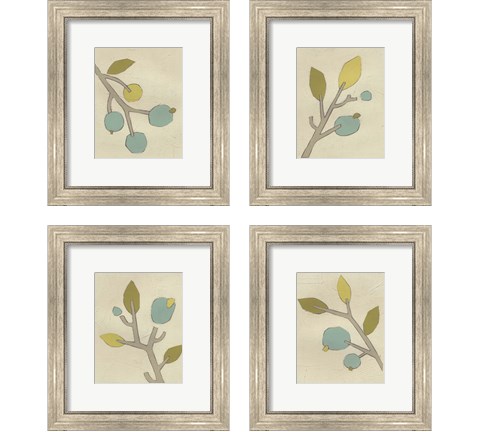 Simple Stems 4 Piece Framed Art Print Set by June Erica Vess