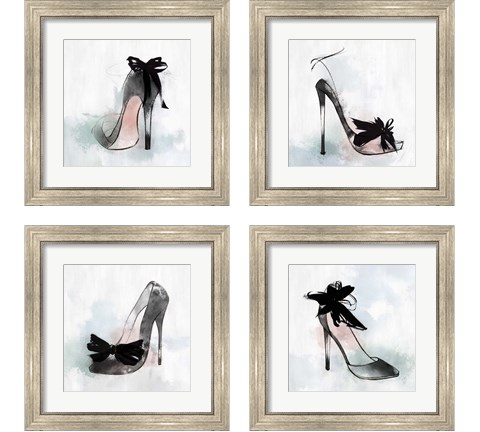 Black Heel 4 Piece Framed Art Print Set by Isabelle Z