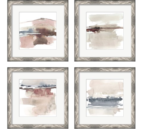 Earth Horizon 4 Piece Framed Art Print Set by Jennifer Goldberger