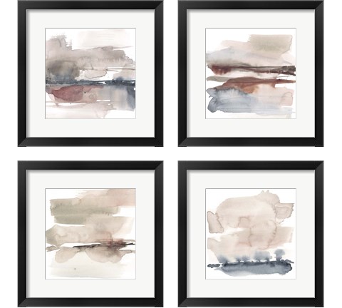 Earth Horizon 4 Piece Framed Art Print Set by Jennifer Goldberger