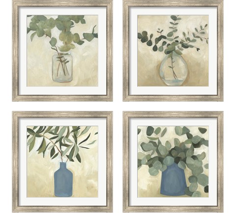 Greenery Still Life 4 Piece Framed Art Print Set by Emma Scarvey