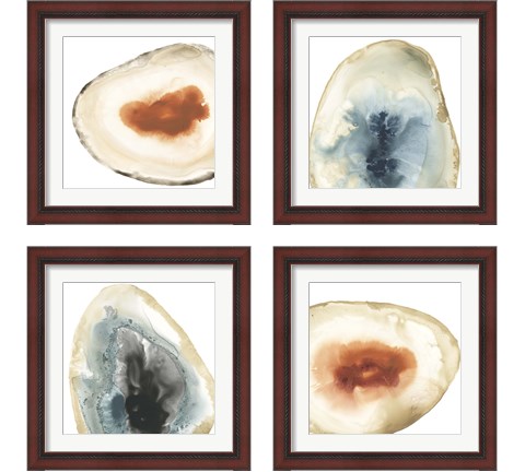 Cropped Geodes 4 Piece Framed Art Print Set by June Erica Vess