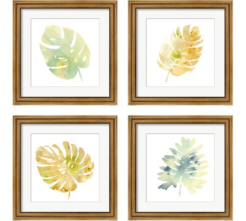 Prisma Tropical  4 Piece Framed Art Print Set by June Erica Vess