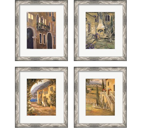 Scenic Italy  4 Piece Framed Art Print Set by Allayn Stevens
