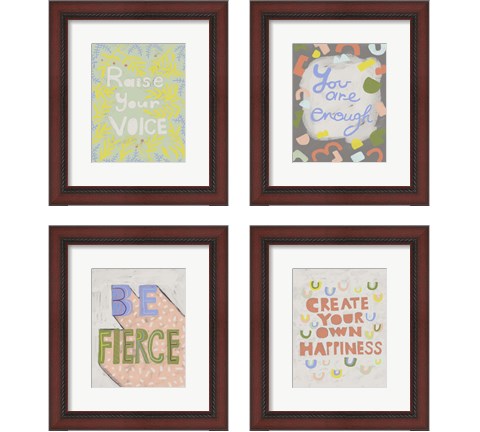 Her Voice 4 Piece Framed Art Print Set by Chariklia Zarris