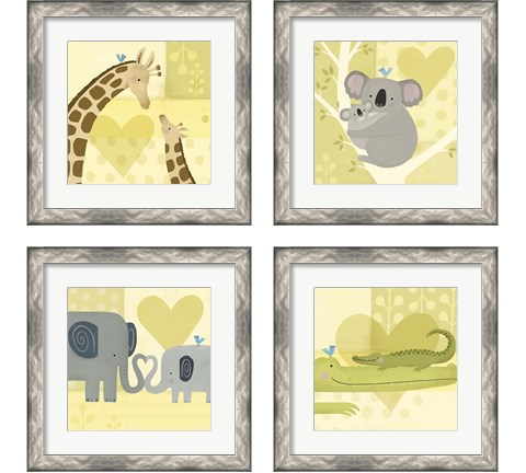 Mama and Me 4 Piece Framed Art Print Set by Victoria Borges