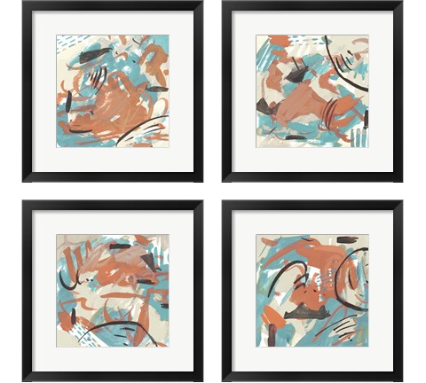 Abstract Composition 4 Piece Framed Art Print Set by Melissa Wang