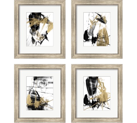 Glam & Black 4 Piece Framed Art Print Set by Jennifer Goldberger