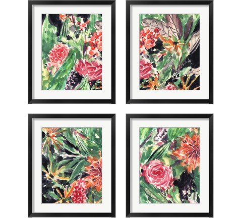 Garden Fest 4 Piece Framed Art Print Set by Melissa Wang