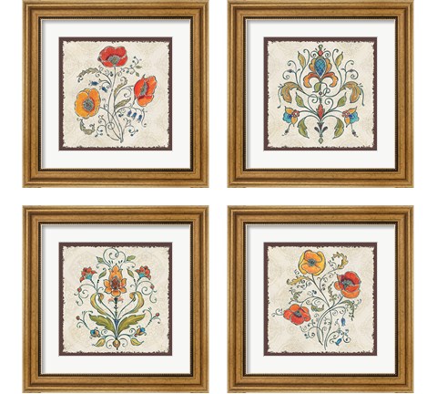 Mediterranean Flair 4 Piece Framed Art Print Set by Daphne Brissonnet