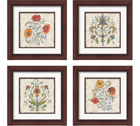 Mediterranean Flair 4 Piece Framed Art Print Set by Daphne Brissonnet