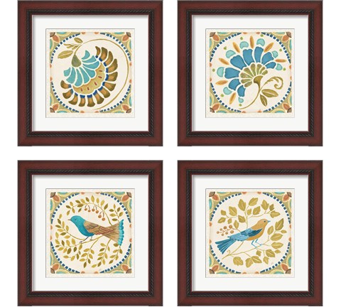 Love Tales 4 Piece Framed Art Print Set by Daphne Brissonnet